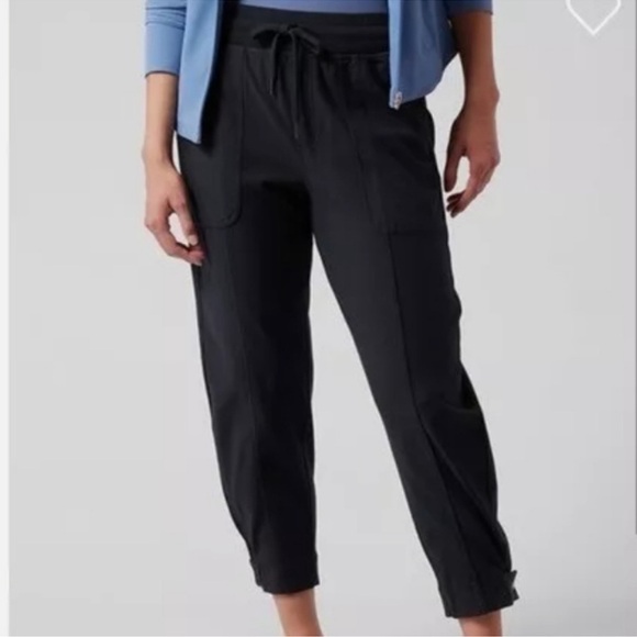Athleta Farallon Weekender Pull-On Pant Black Small - Picture 1 of 8